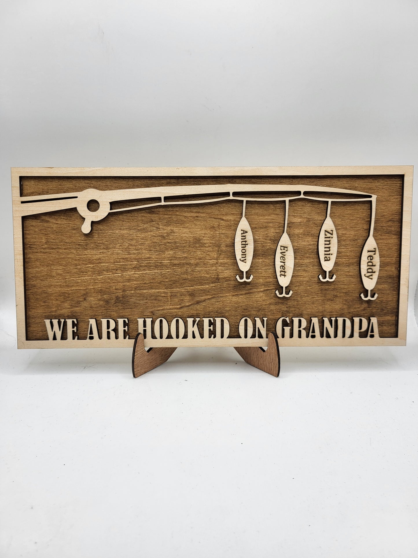 Hooked on Fishing sign