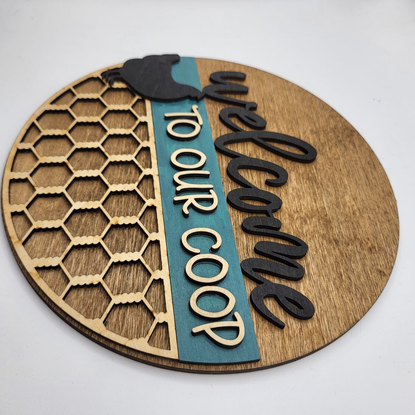 Welcome To Our Coop 8" Round