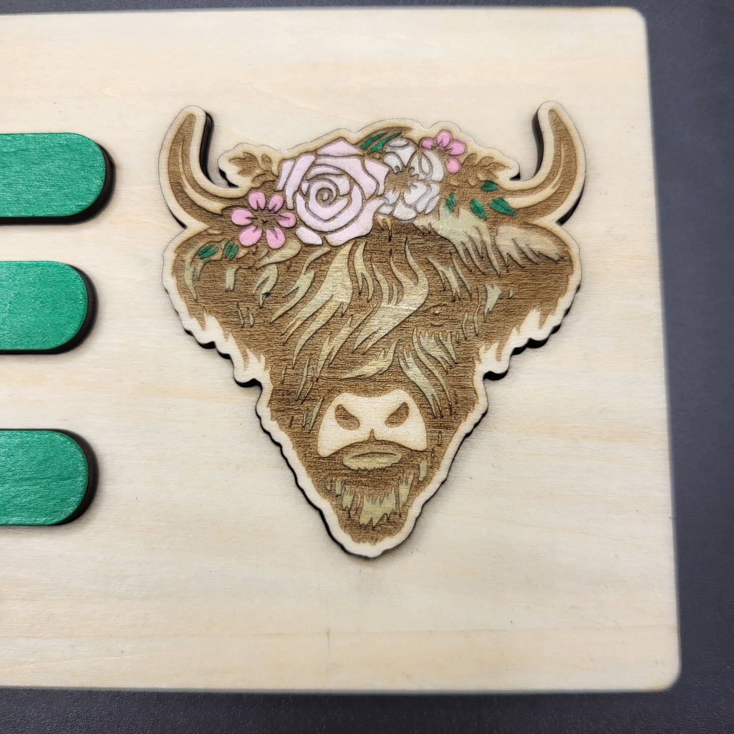 Puzzle name board