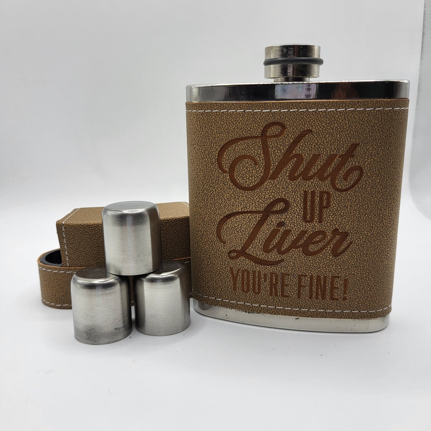 Leather Flask
