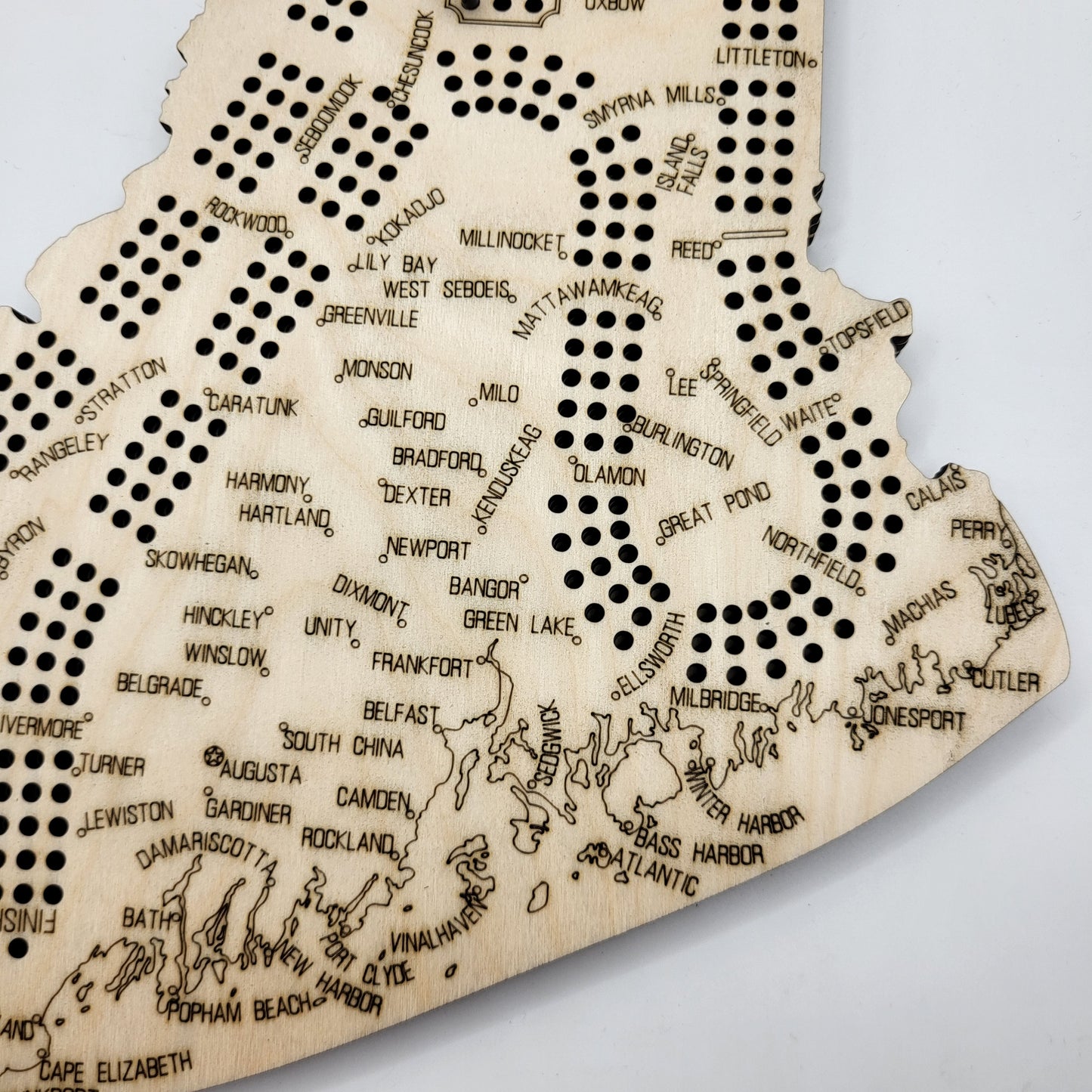 Maine Cribbage Board