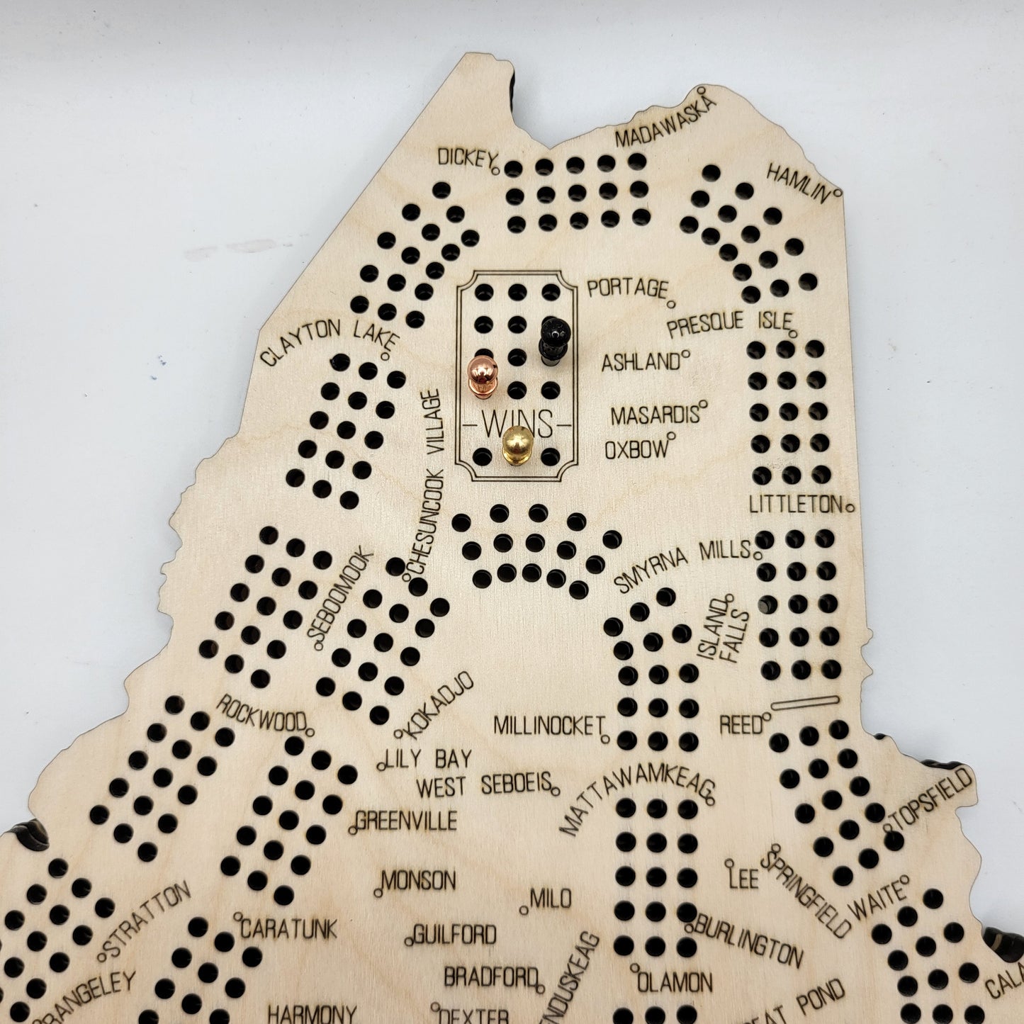 Maine Cribbage Board