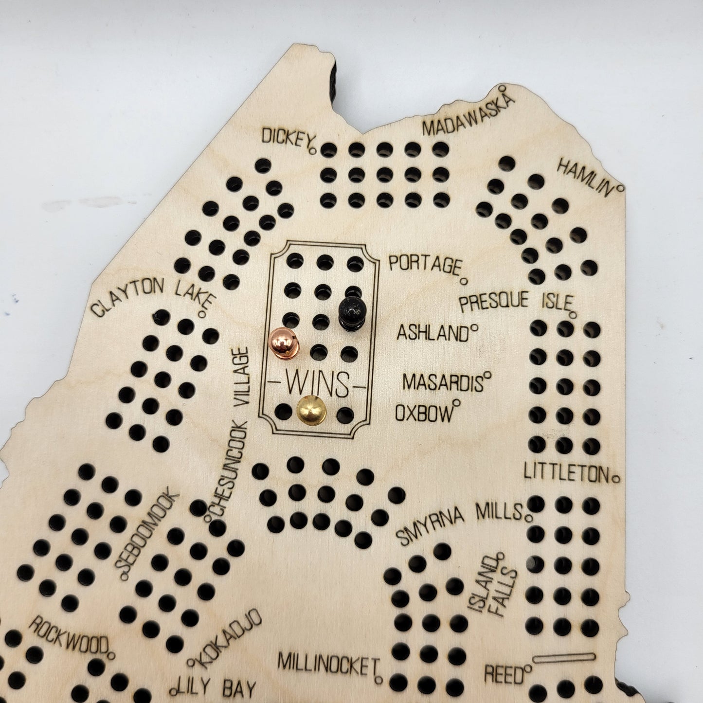 Maine Cribbage Board
