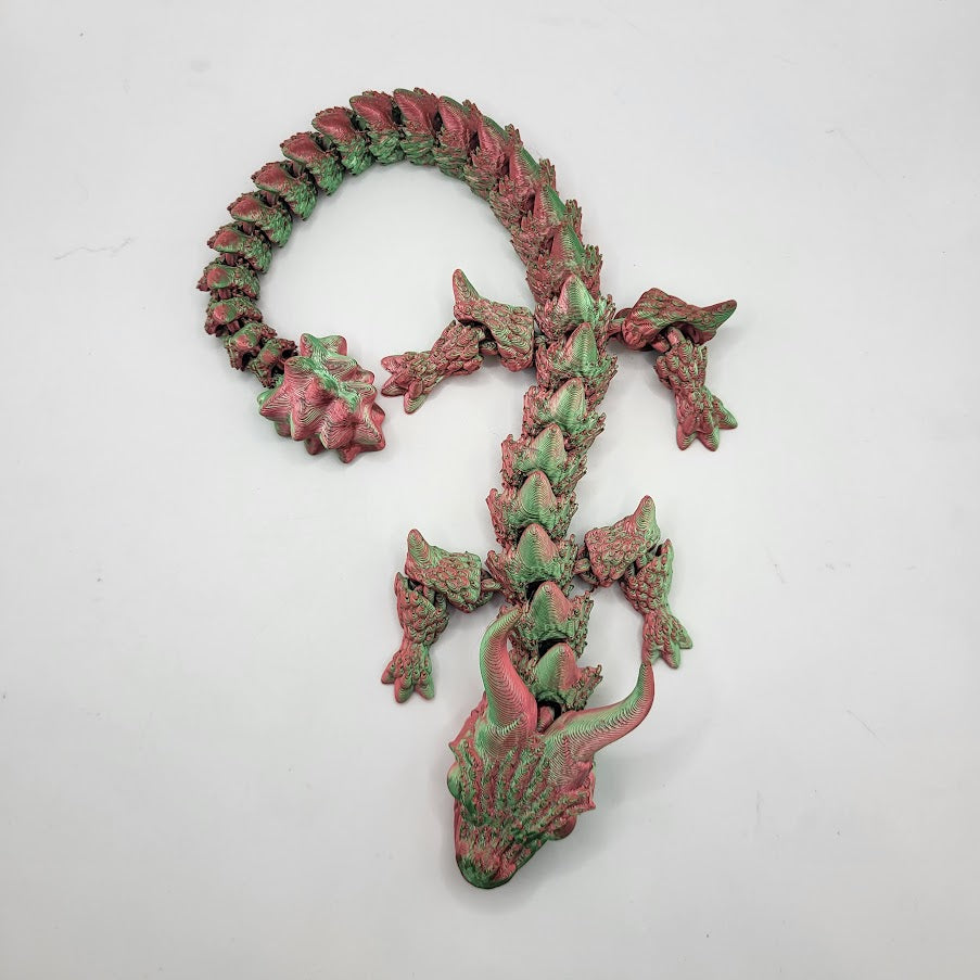 3D Printed Articulating Dragon