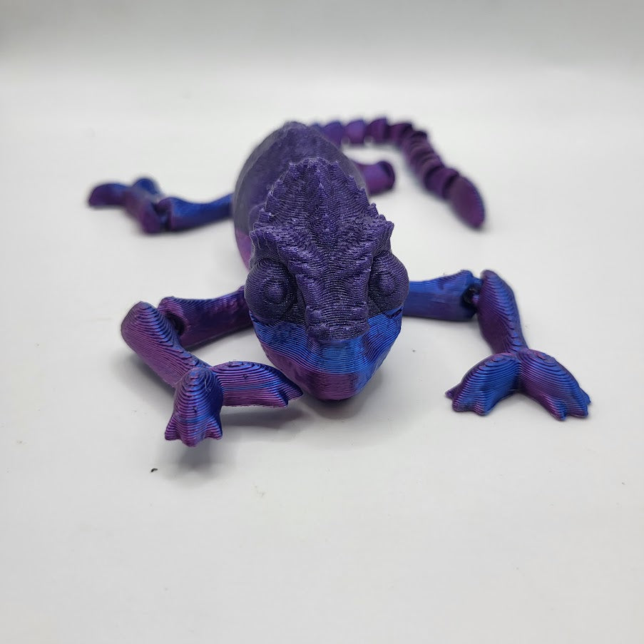 3D Printed Articulating Chameleon