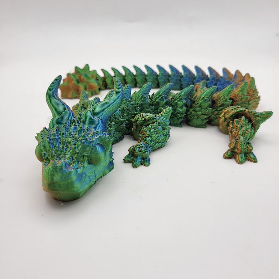 3D Printed Articulating Dragon
