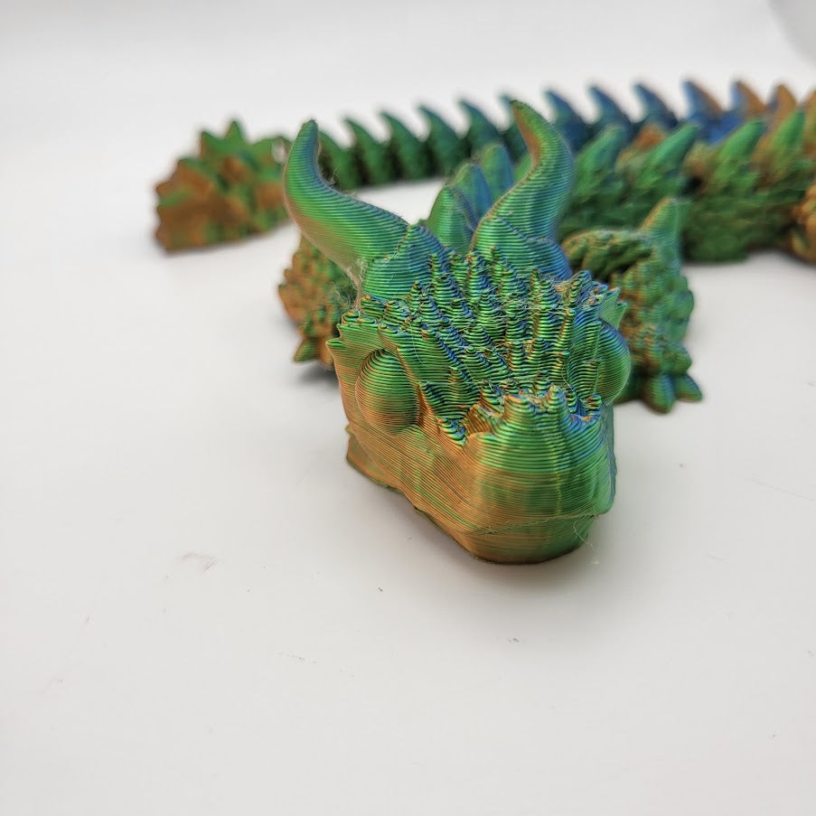 3D Printed Articulating Dragon