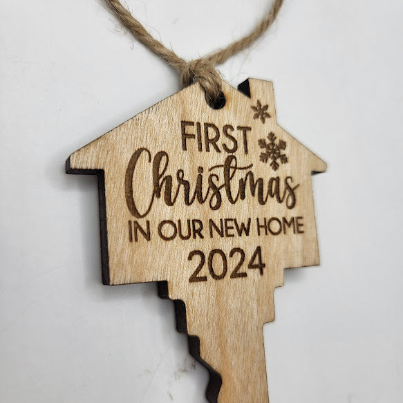 First Christmas In Our New Home Ornament