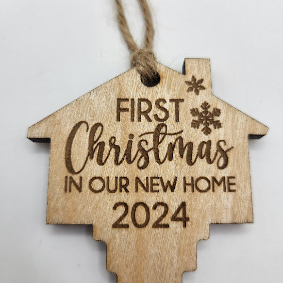 First Christmas In Our New Home Ornament