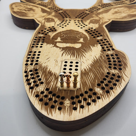 Deer Cribbage Board