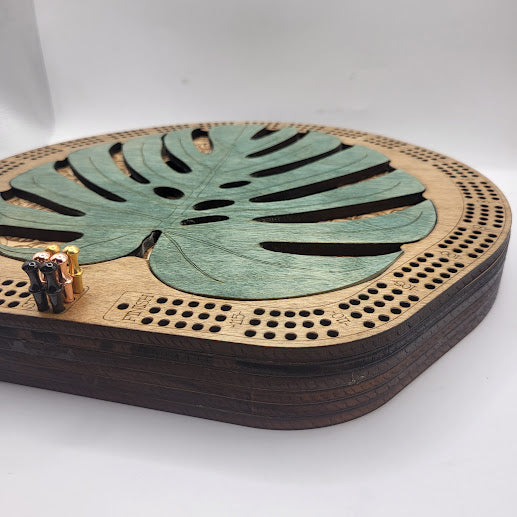 Monstera Leaf Cribbage