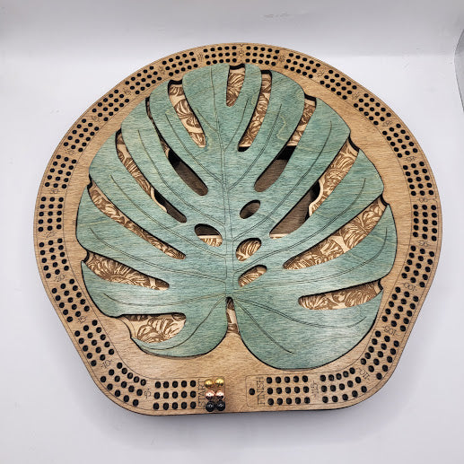 Monstera Leaf Cribbage