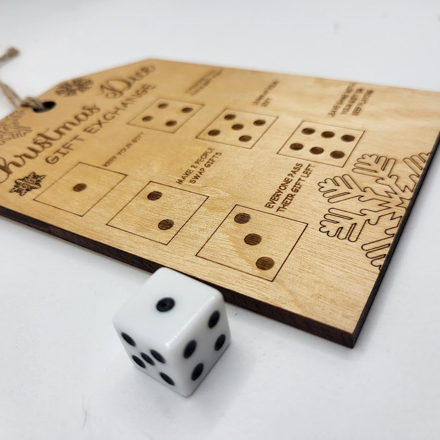 Christmas Dice Ornament