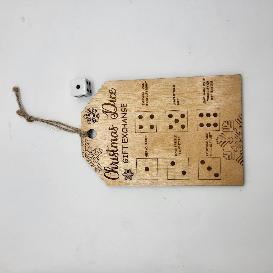 Christmas Dice Ornament