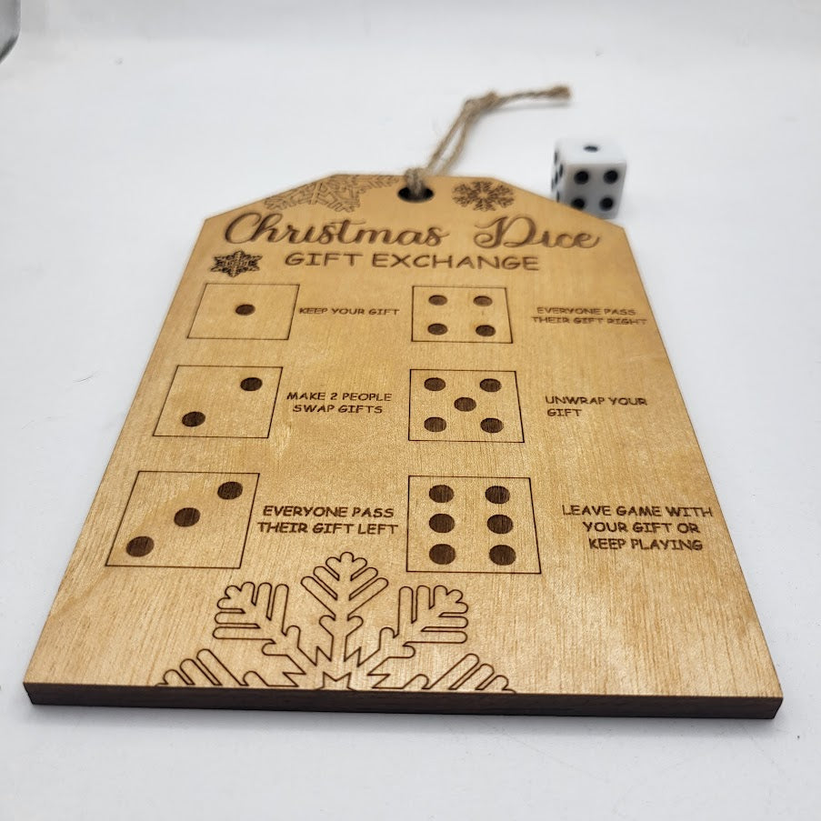 Christmas Dice Ornament