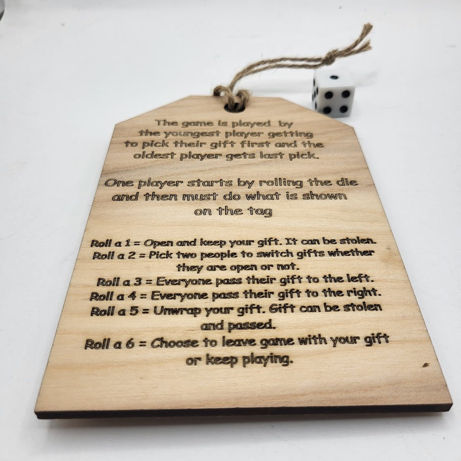 Christmas Dice Ornament