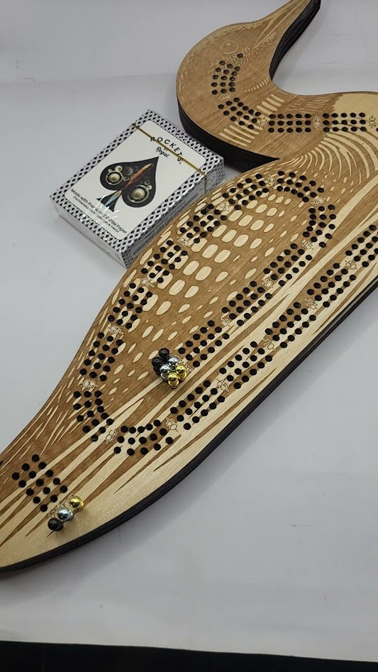 Loon Cribbage Board