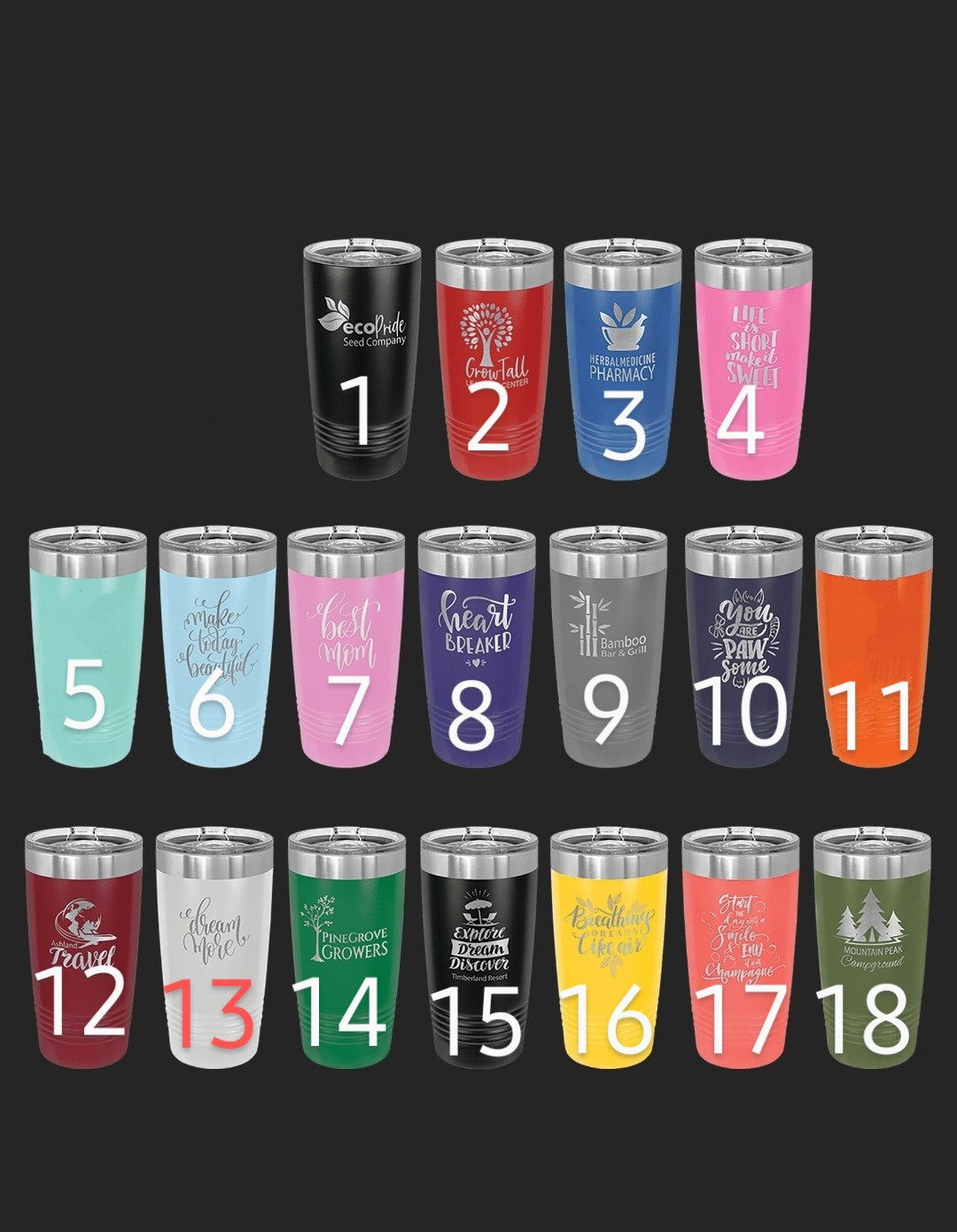 20oz Polar Camel Tumbler