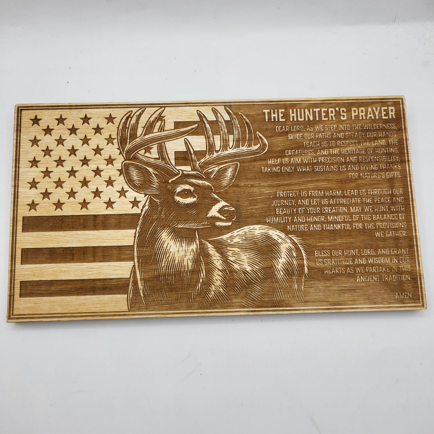 Deer Hunters Prayer Sign