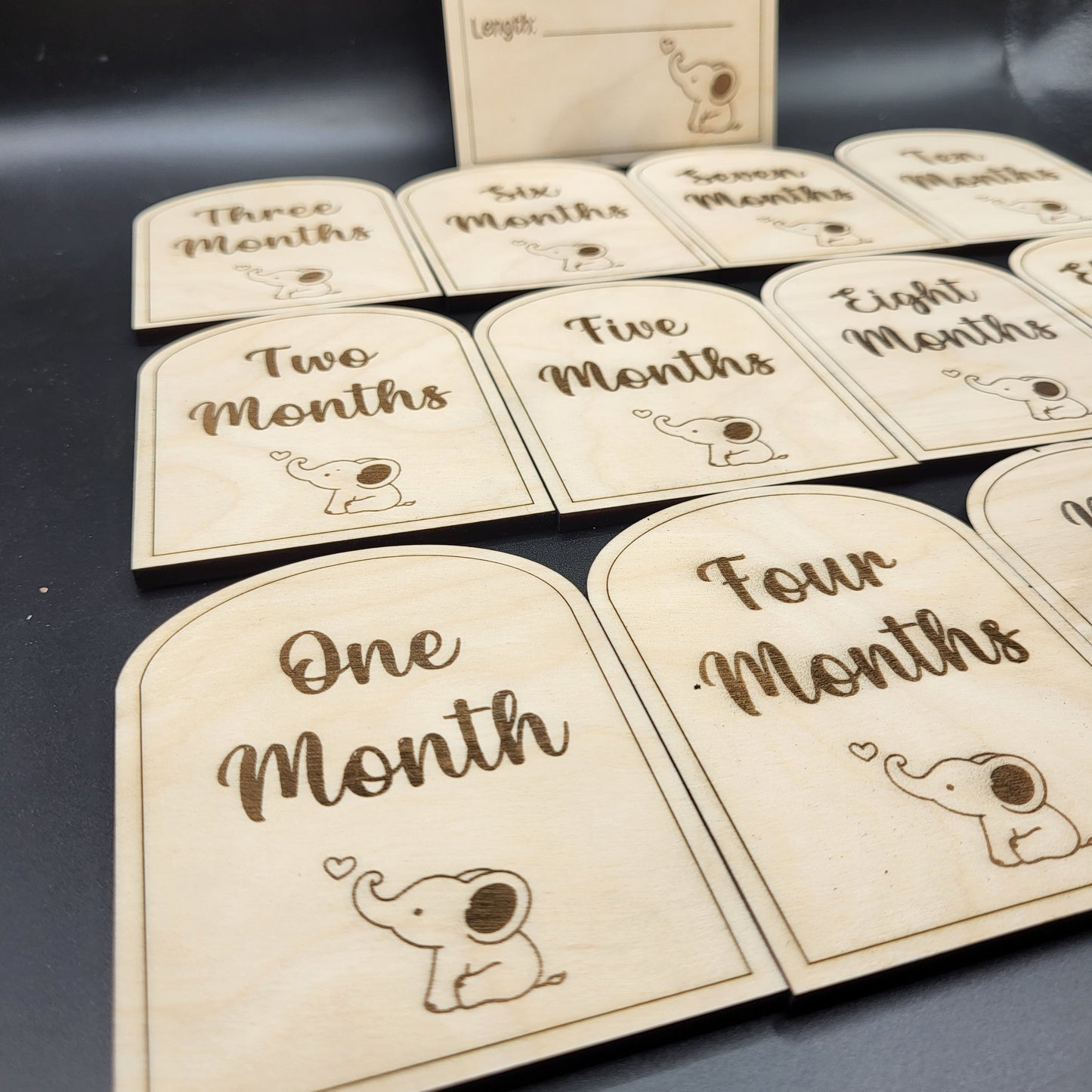 Baby Milestone Month Set Arch