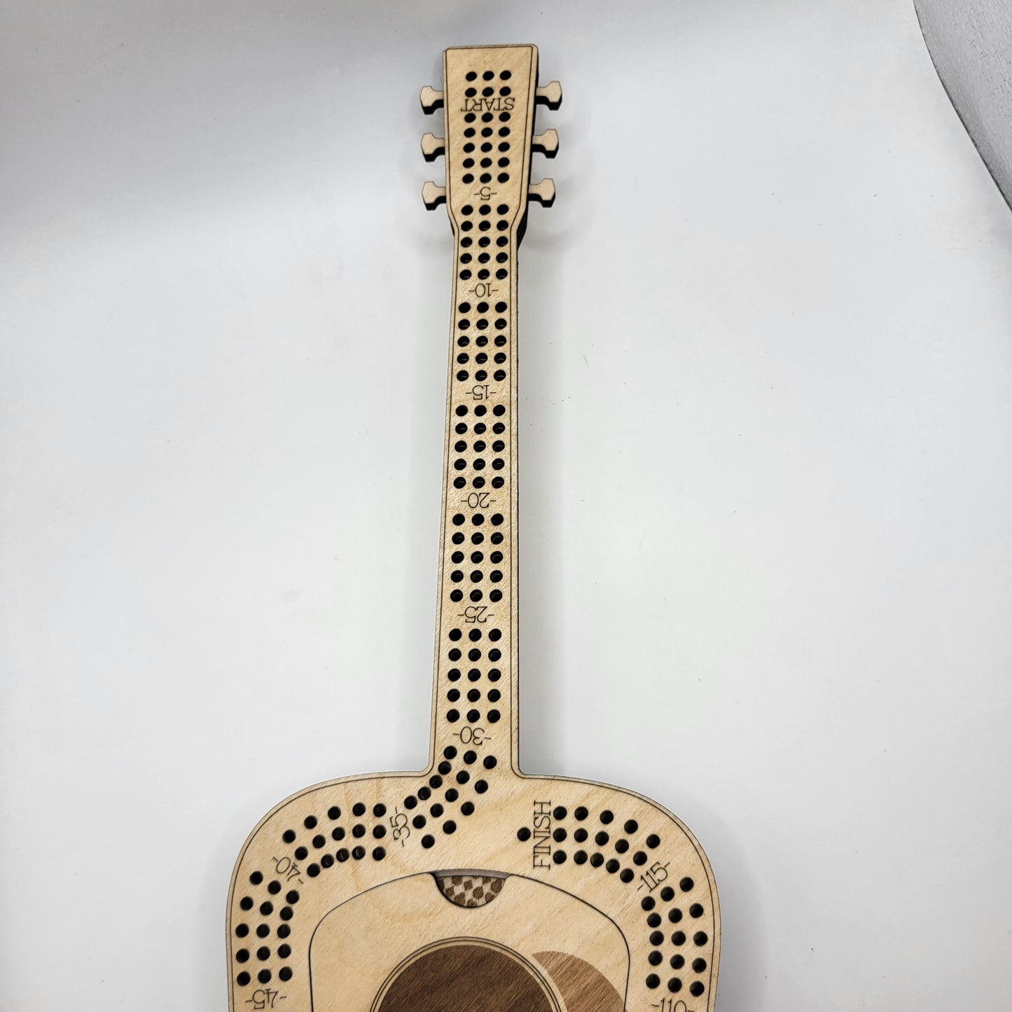 Guitar Cribbage Board