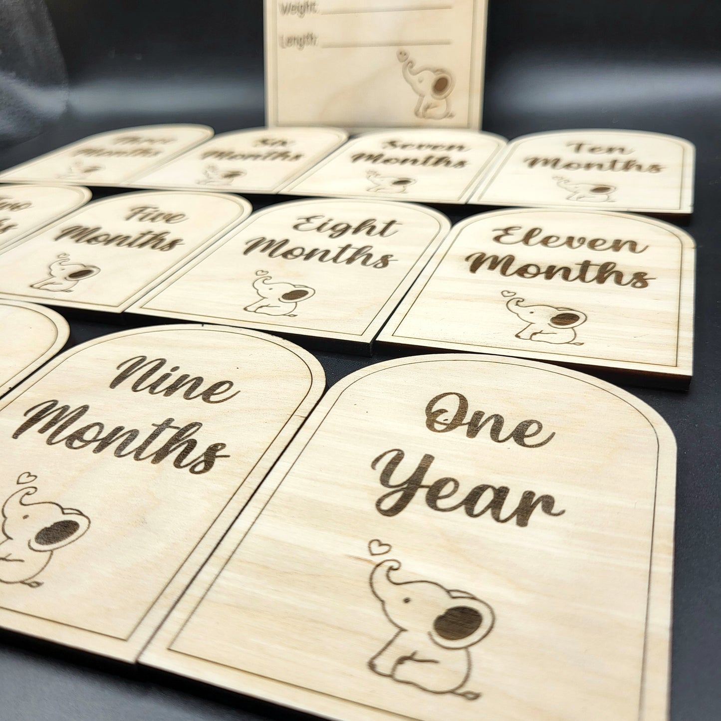 Baby Milestone Month Set Arch
