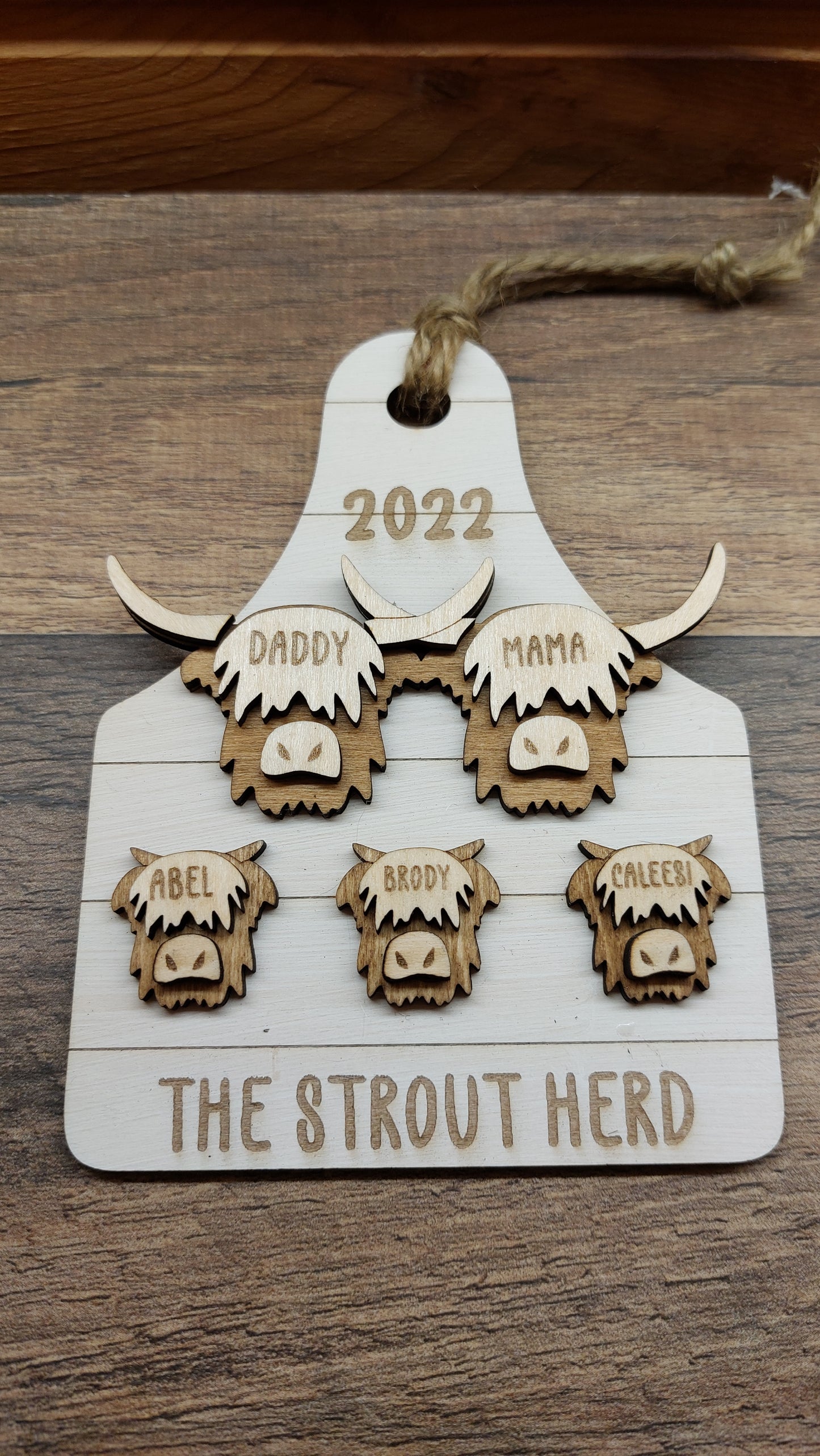 Highland Cow Ornament