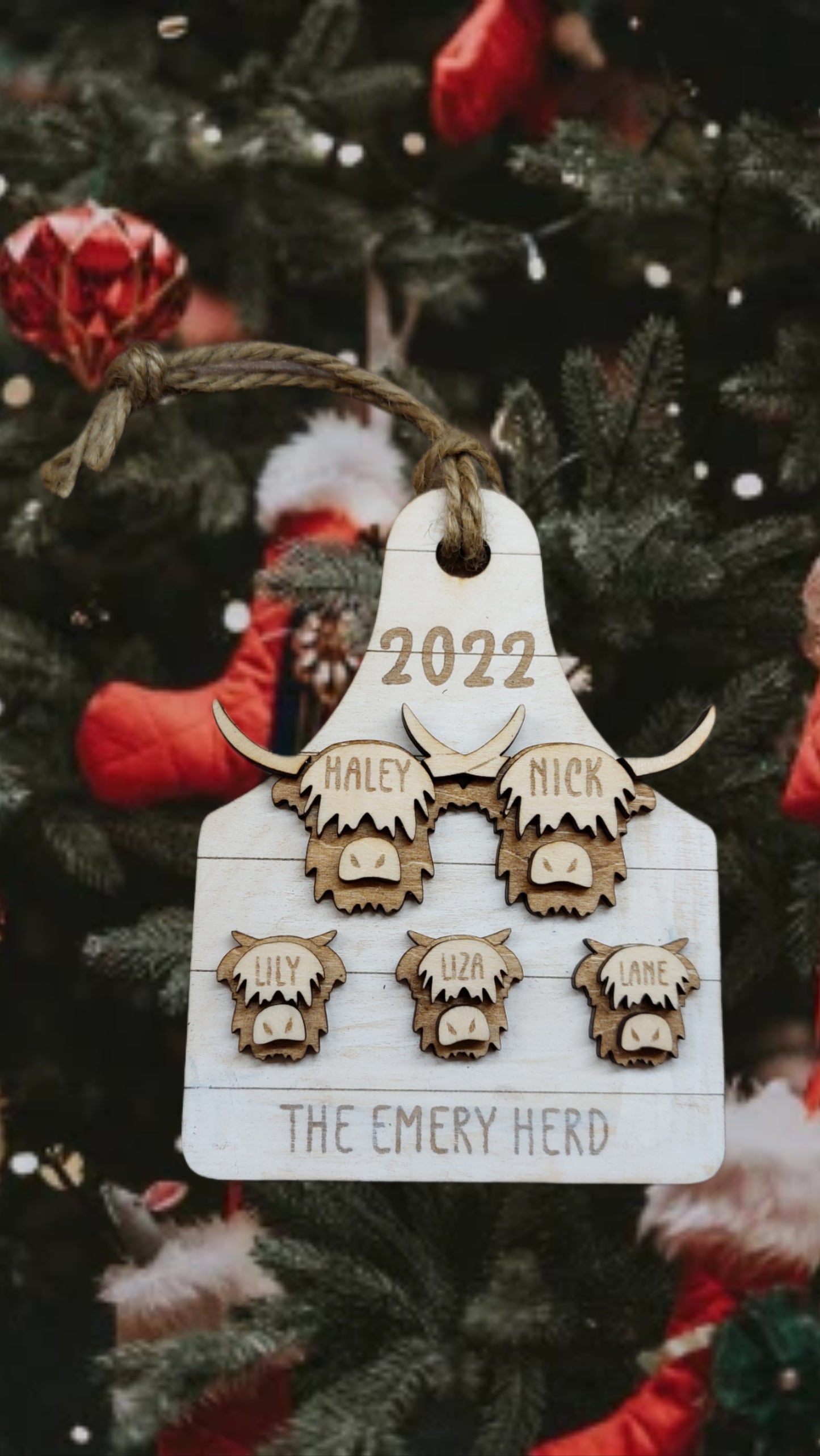 Highland Cow Ornament