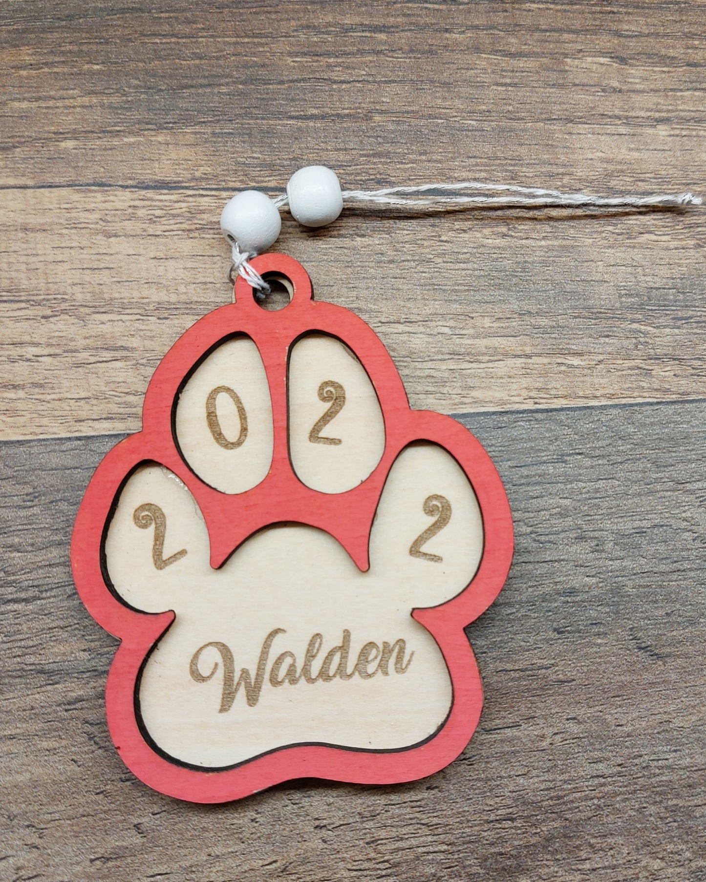 Dog Print Ornament