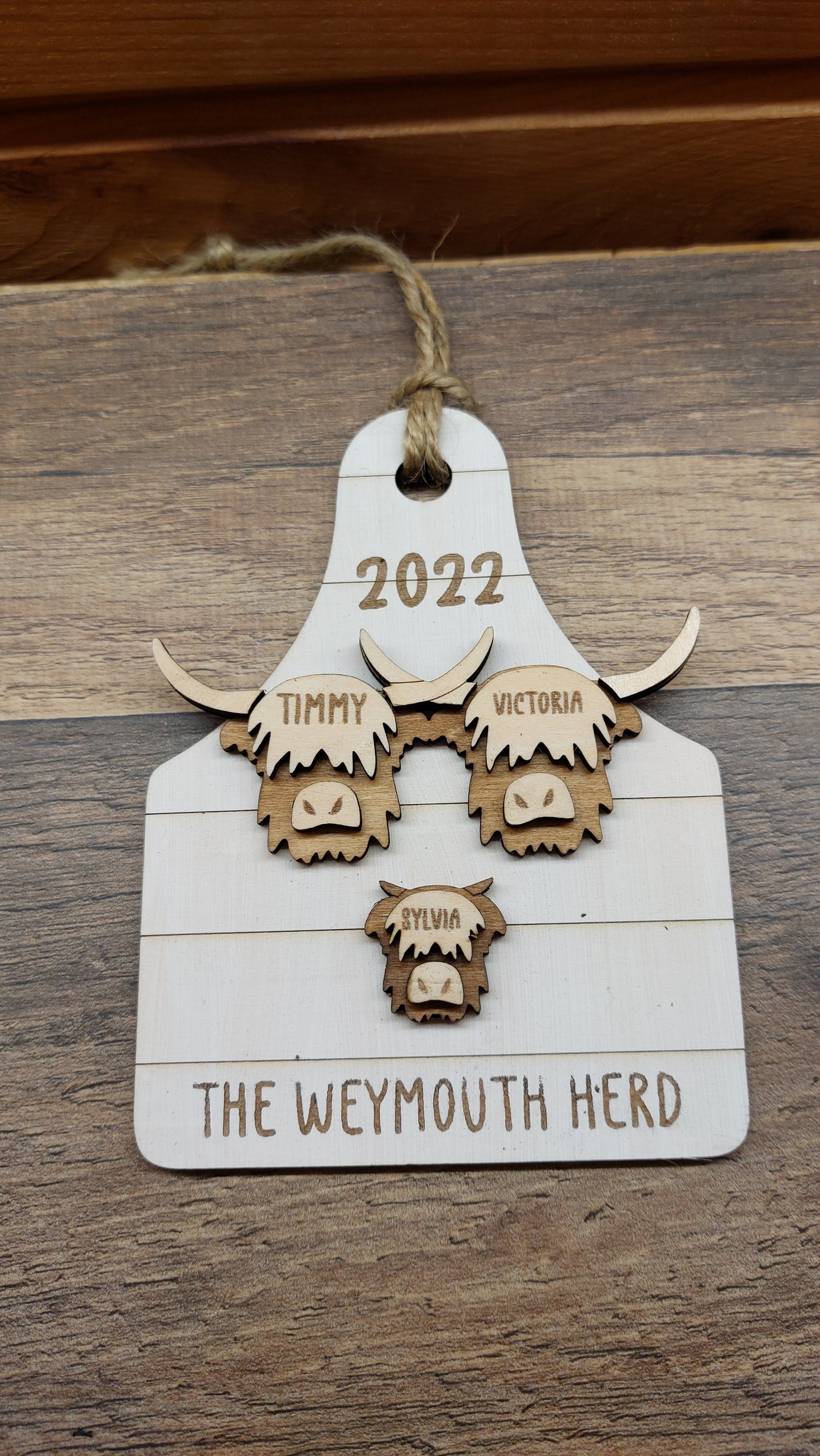 Highland Cow Ornament