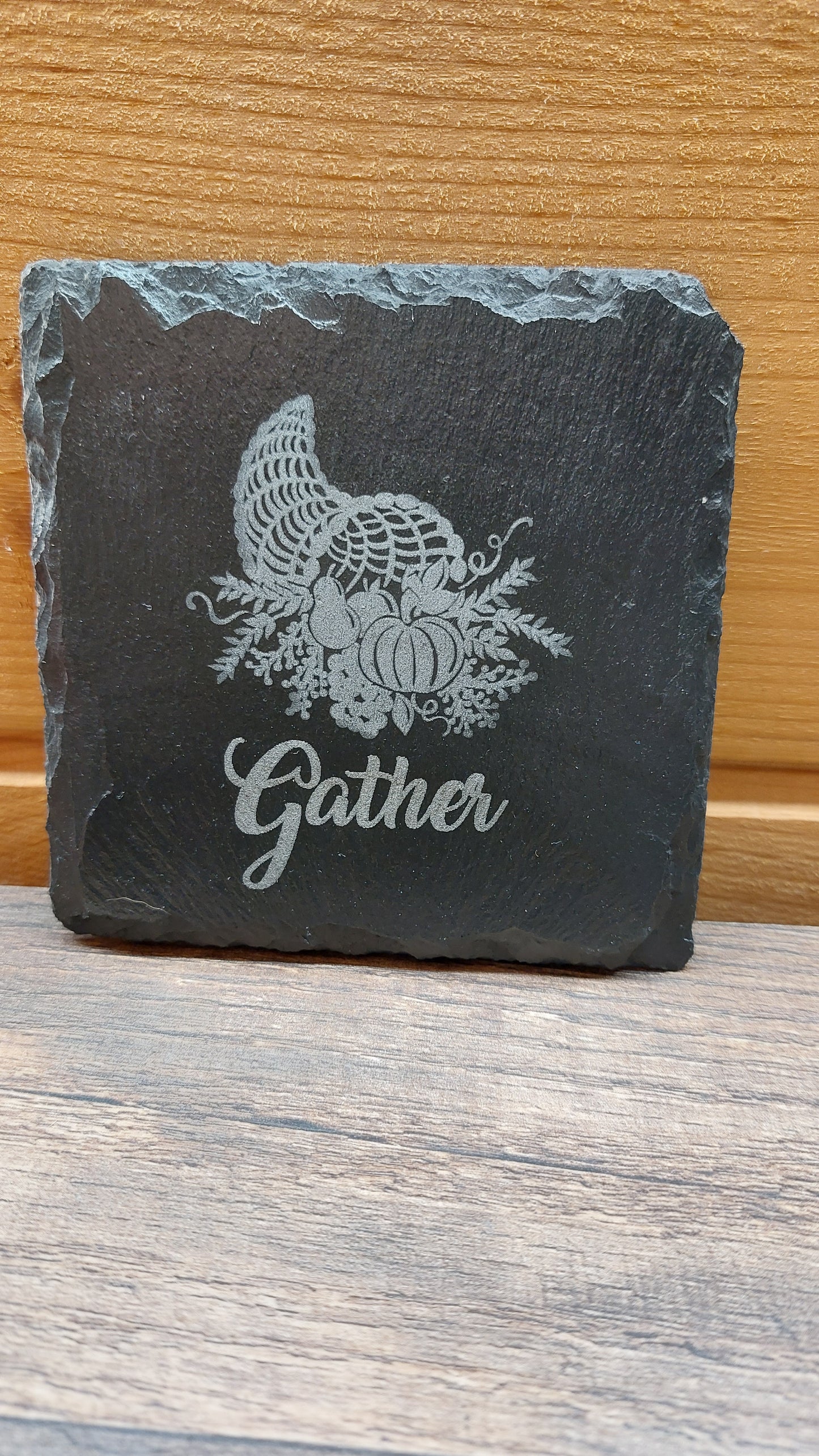 Fall slate coasters