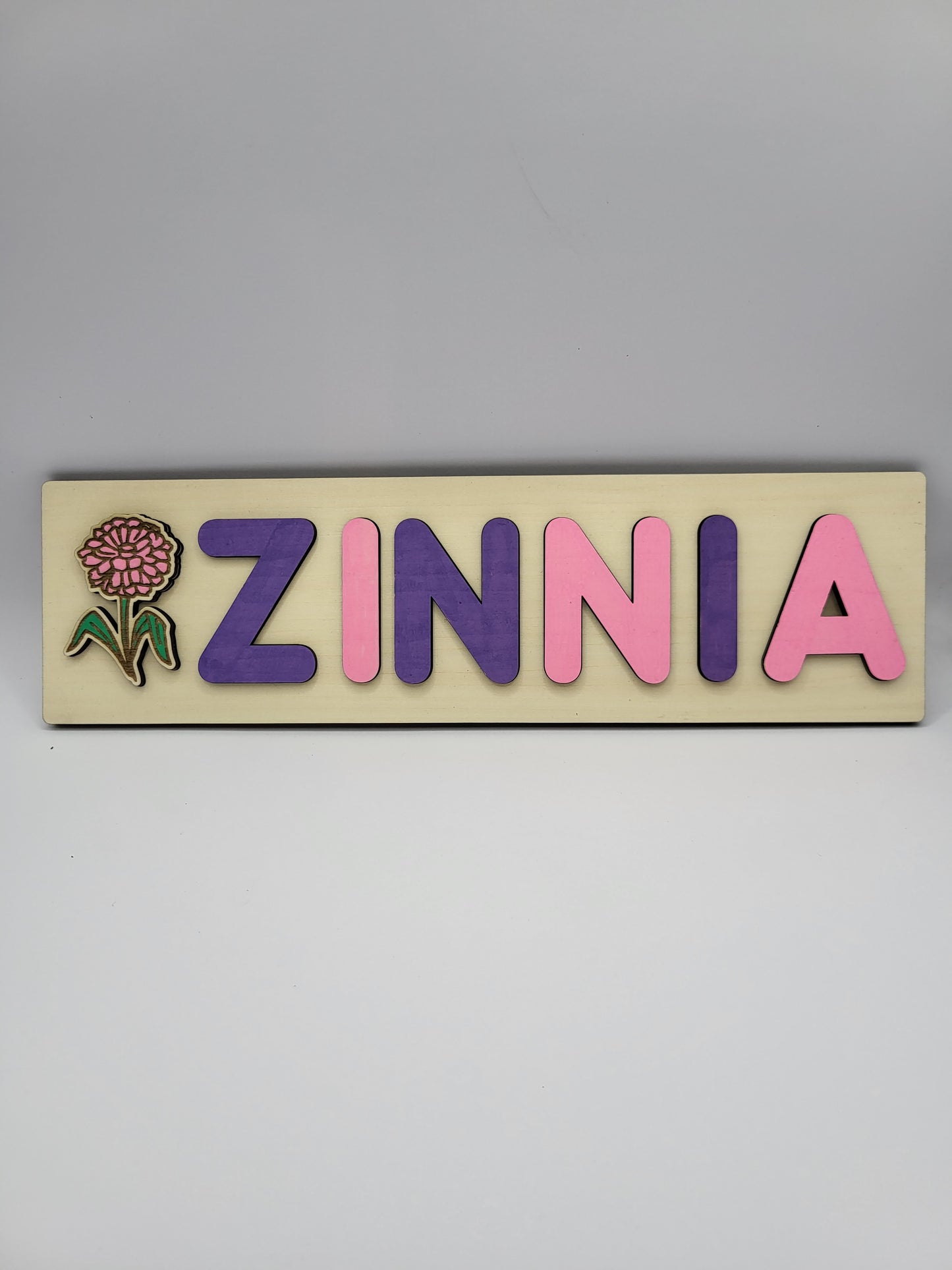 Puzzle name board