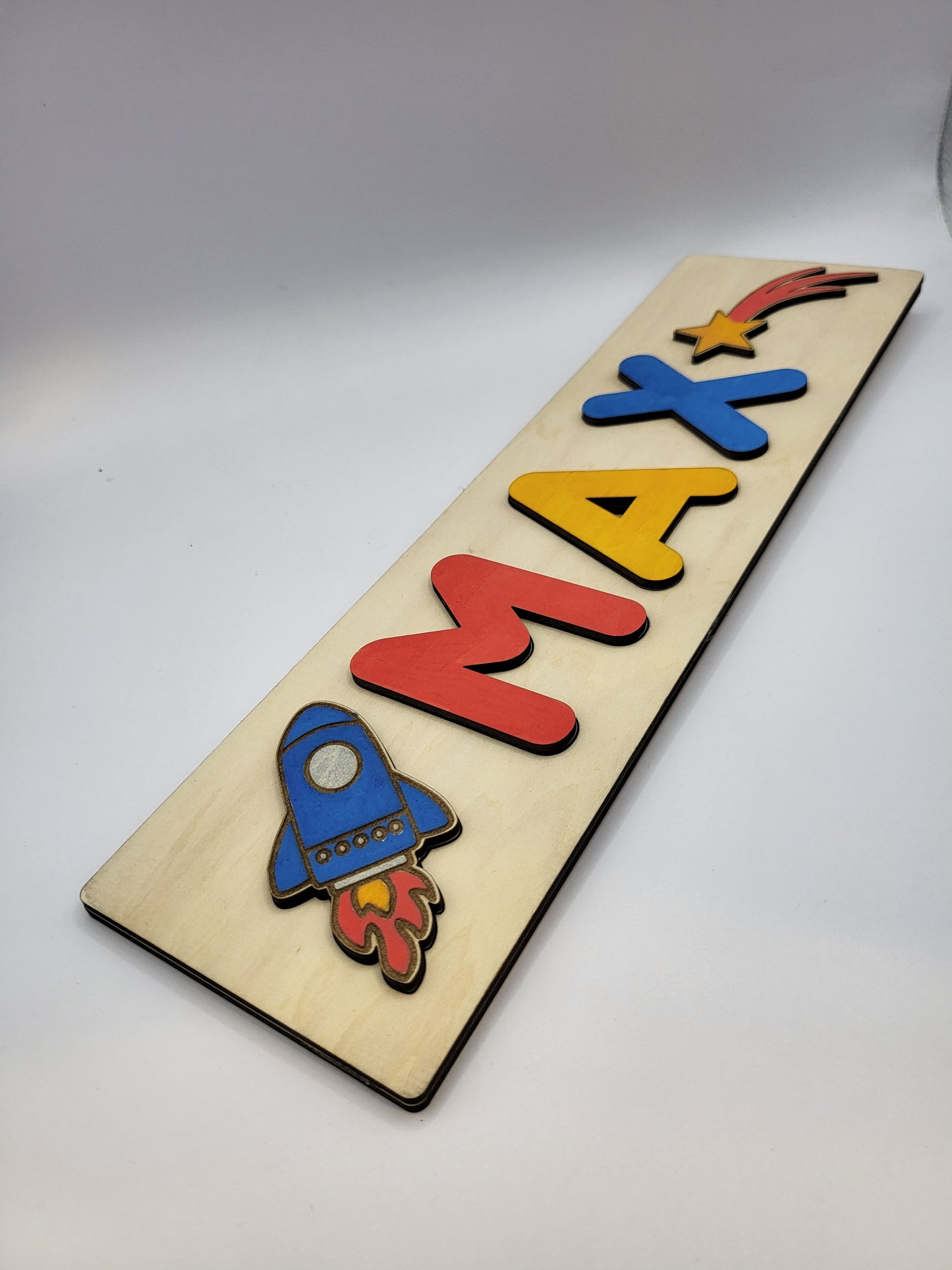 Puzzle name board