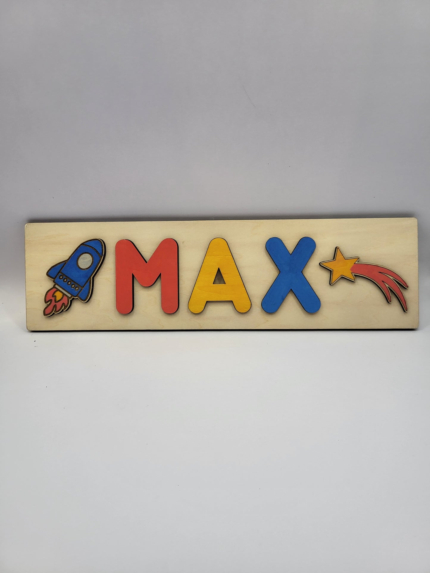 Puzzle name board