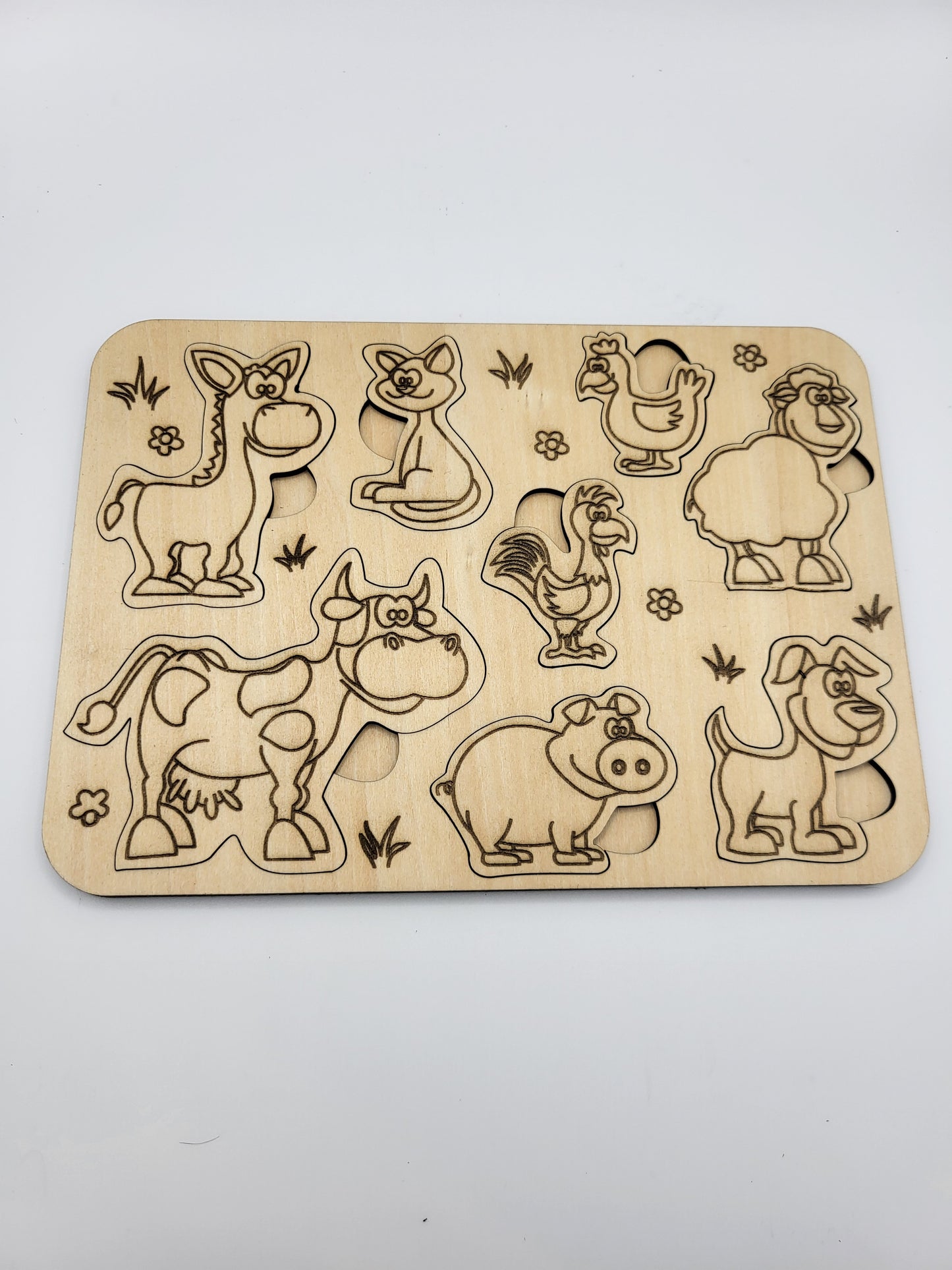 Farm animal puzzle