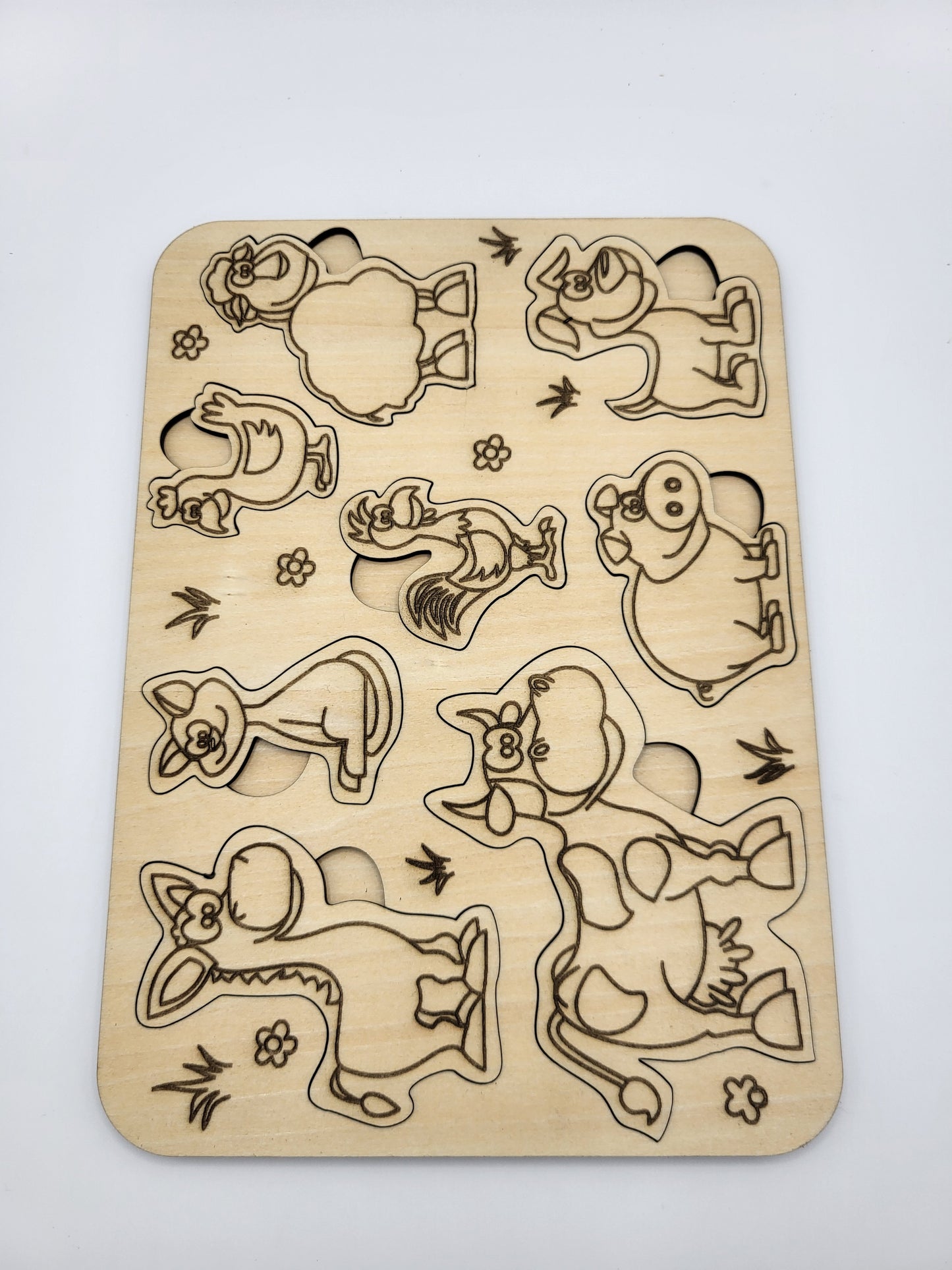 Farm animal puzzle