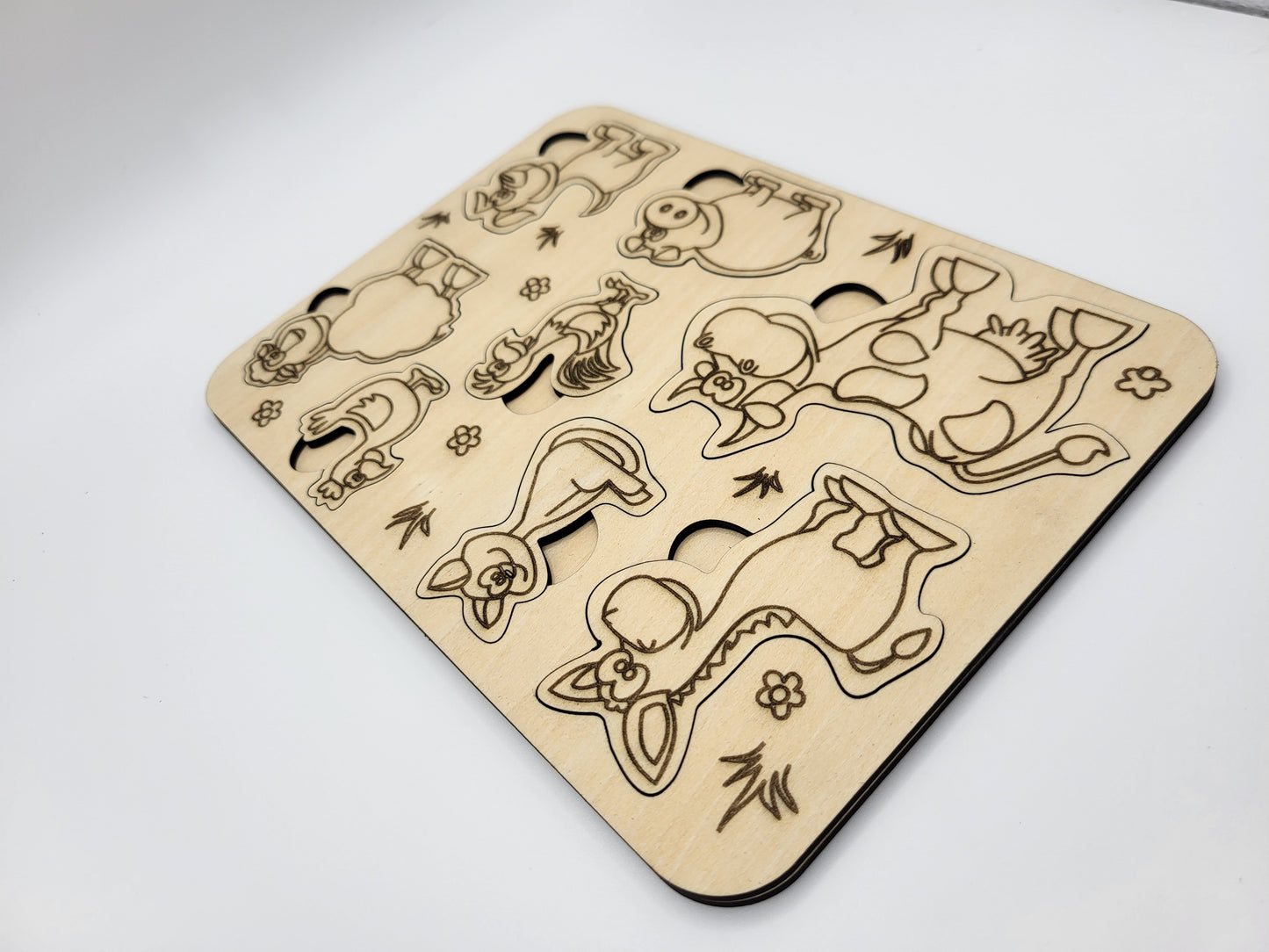 Farm animal puzzle