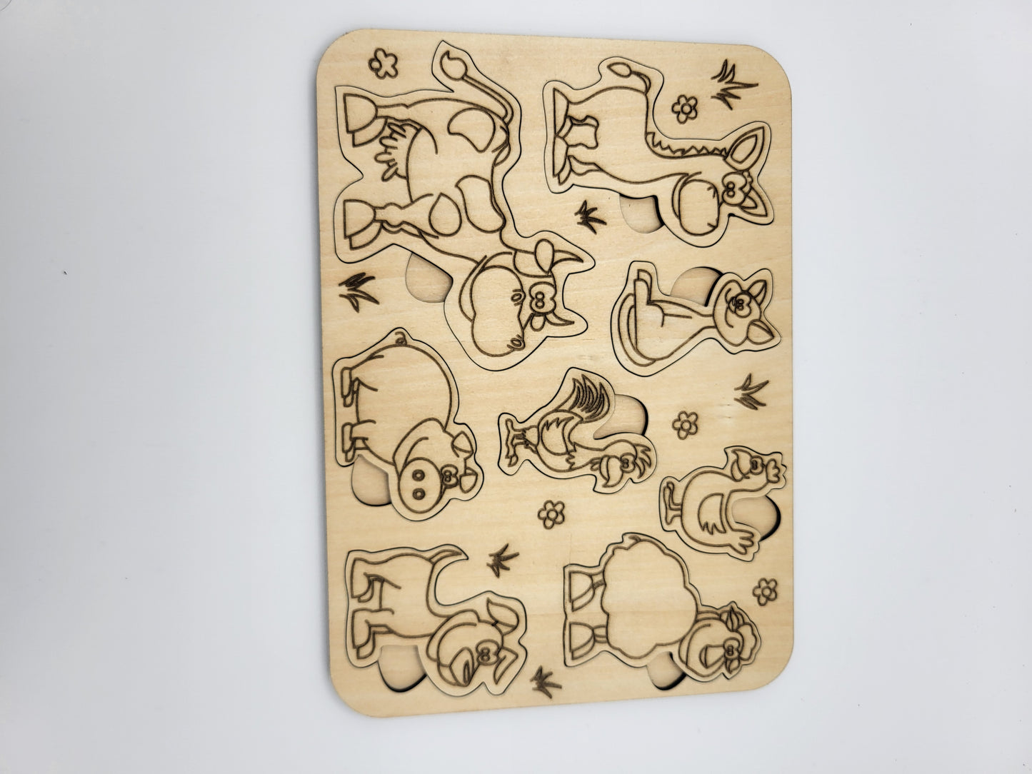 Farm animal puzzle