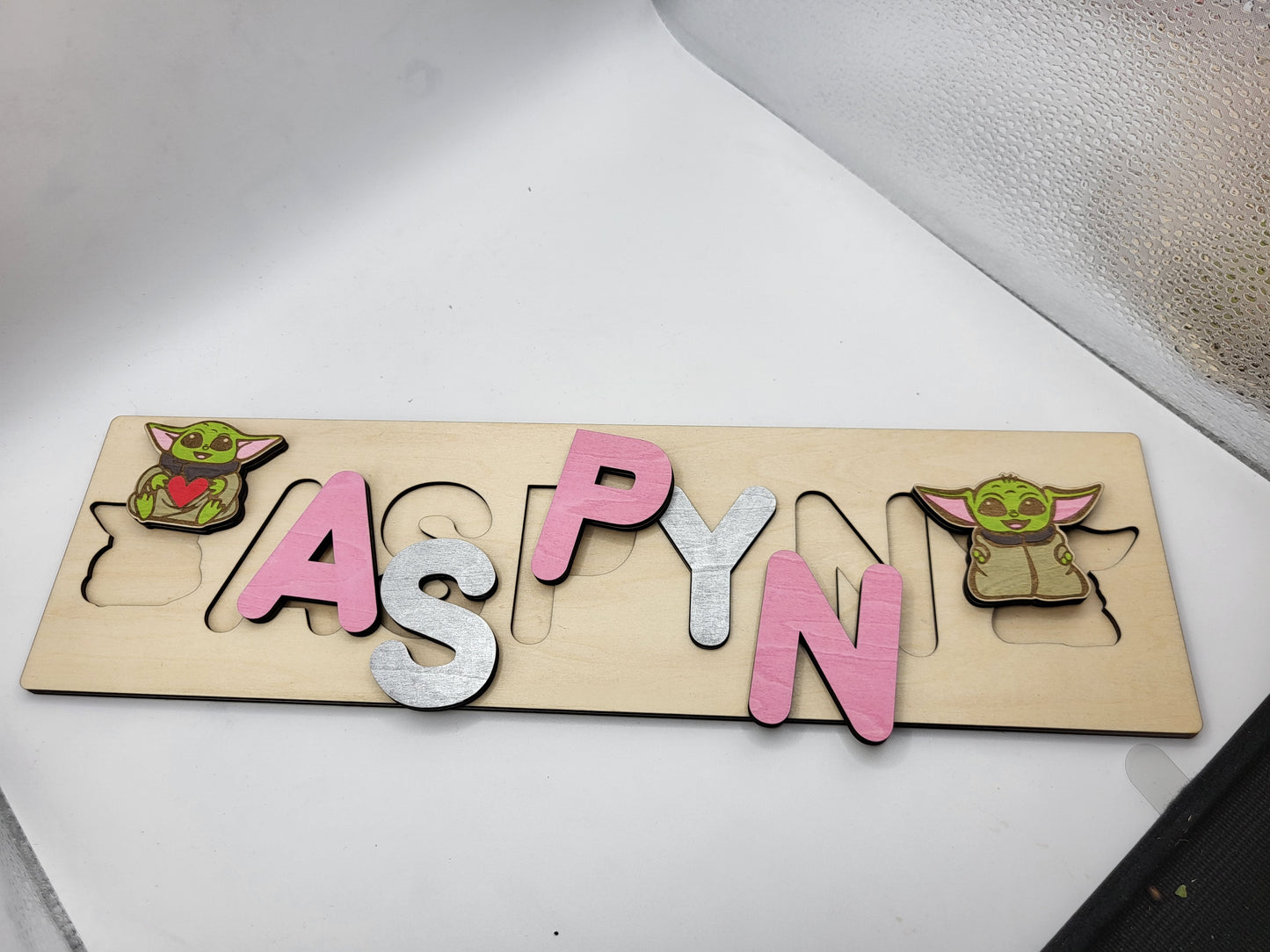 Puzzle name board