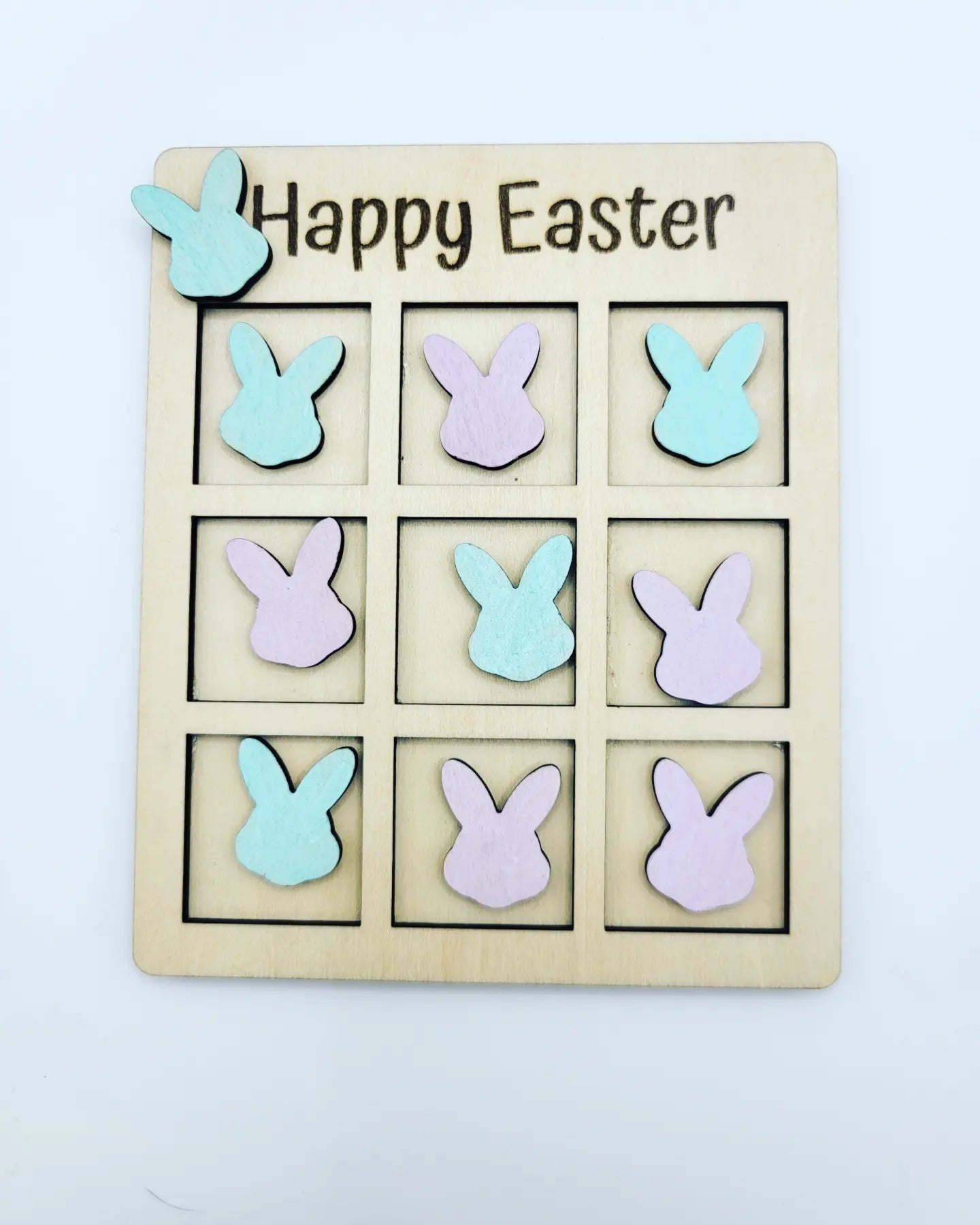 Easter tic tac toe board