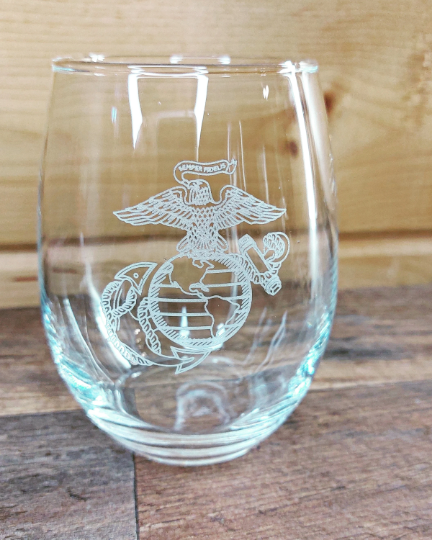 United States Marine Corps glassware