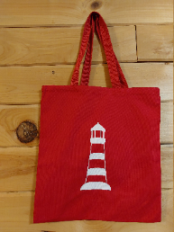 Lighthouse canvas tote bag