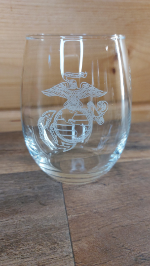 United States Marine Corps glassware