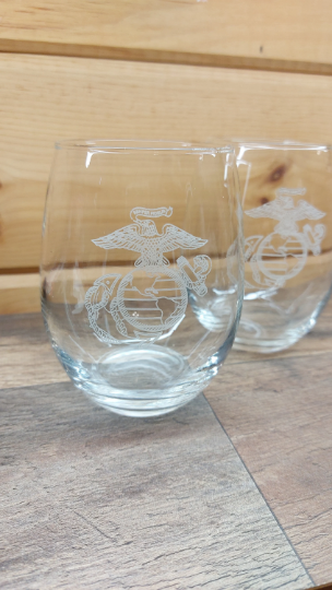 United States Marine Corps glassware