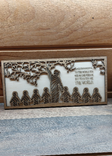 Dad/Grandpa tree sign