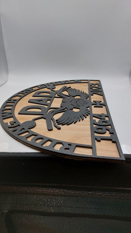 Riding with the Angels sign