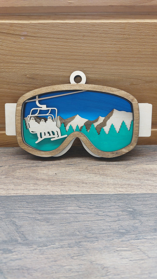 Ski Goggle Ornament