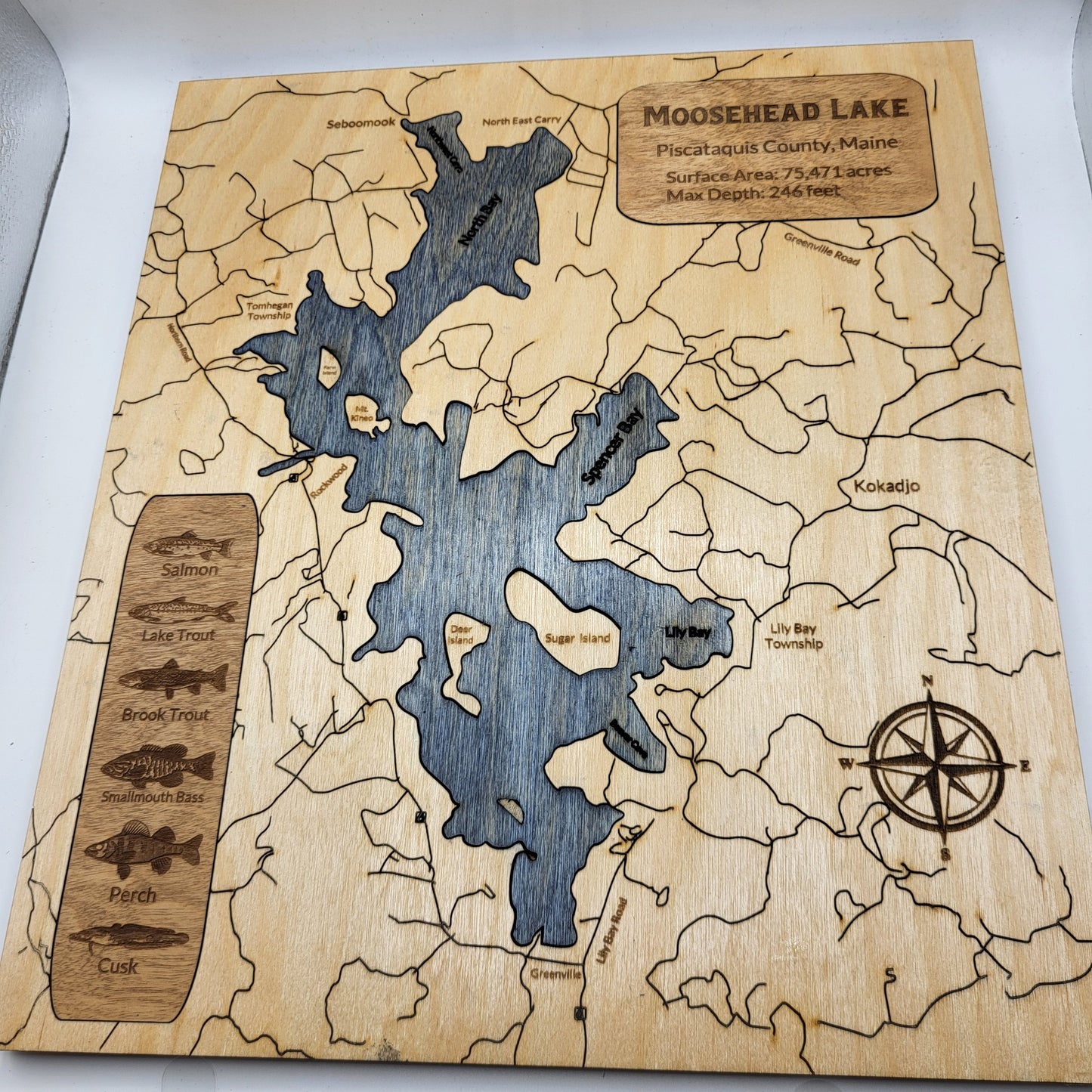 Deluxe Lake Map