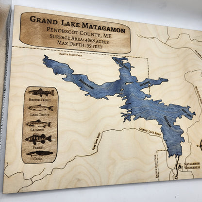 Deluxe Lake Map