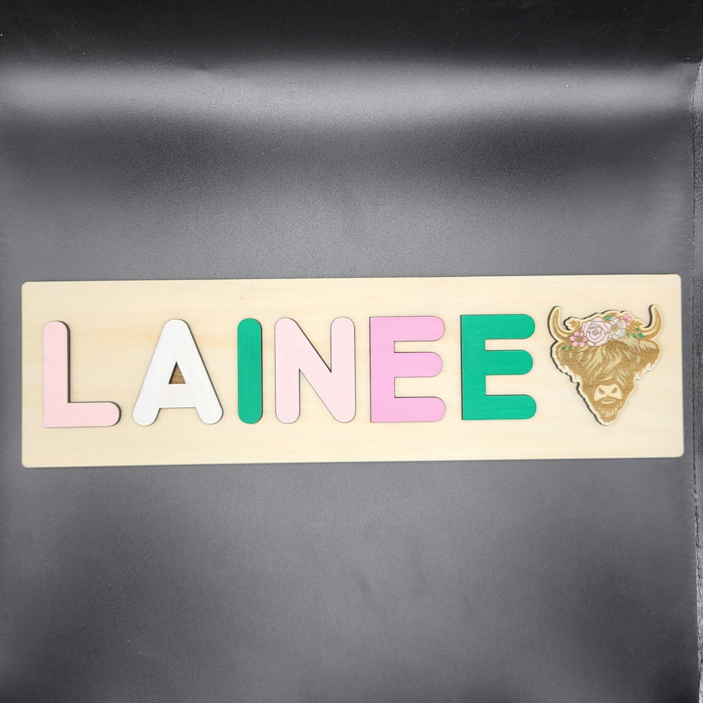 Puzzle name board